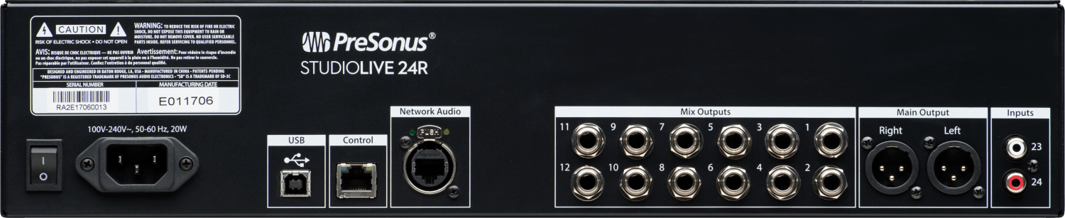 PreSonus StudioLive 24R